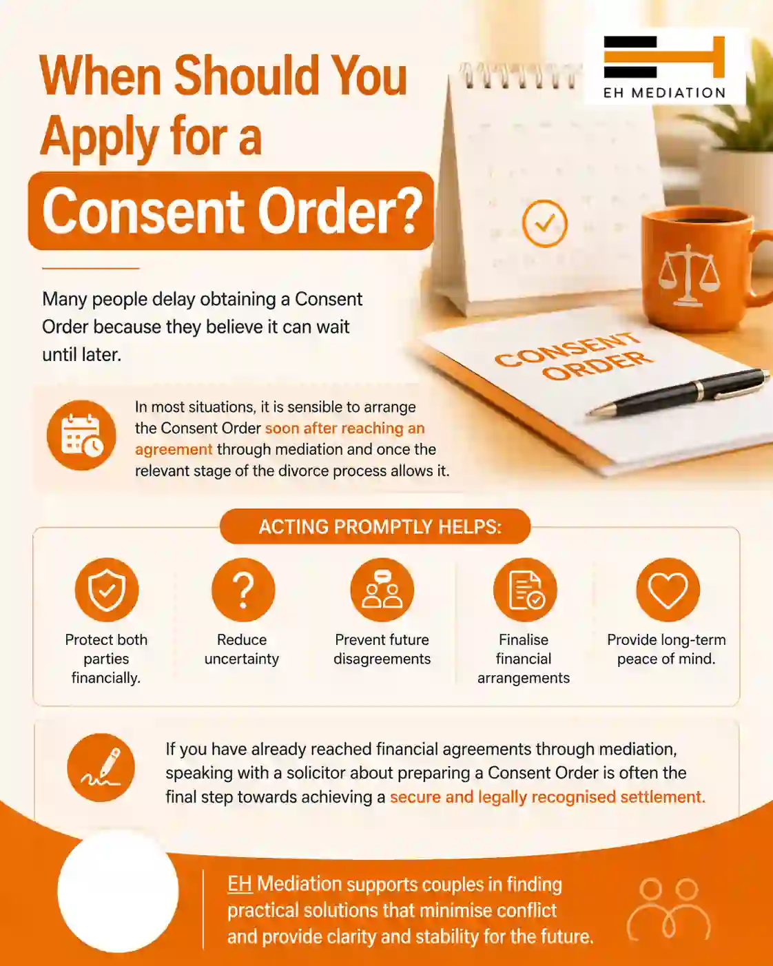 When Should You Apply for a Consent Order Ashby-de-la-Zouch?